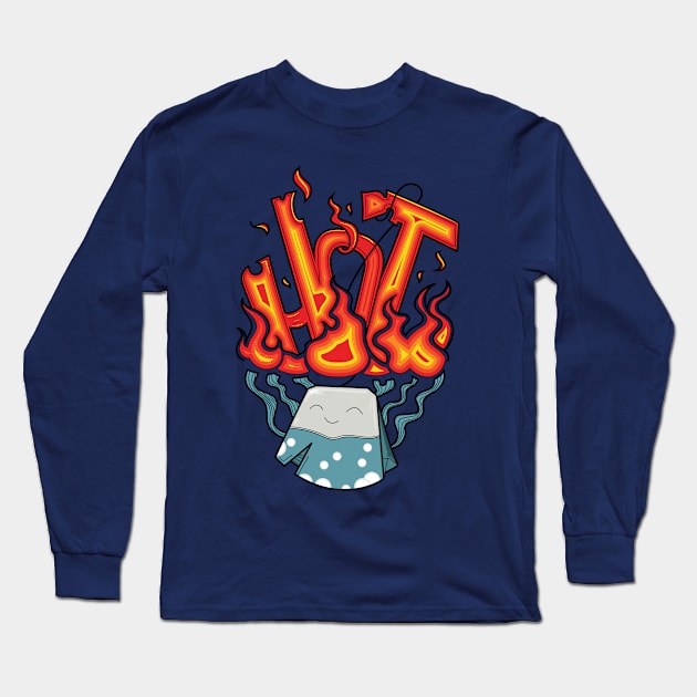 Hot Tea Long Sleeve T-Shirt by Frajtgorski